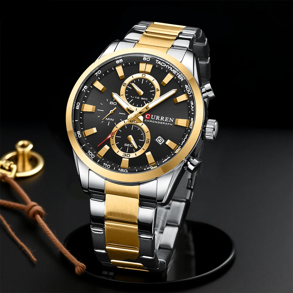 Jewelry And Watches - CURREN Casual Quarzo Crono Orologi sportivi