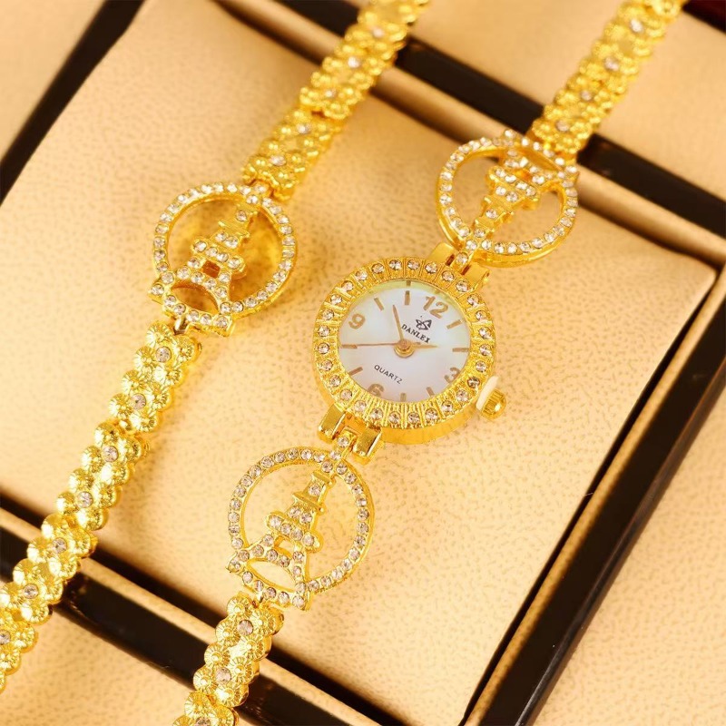 Jewelry Diamond Watches - 2 Pezzi Orologi da Polso di