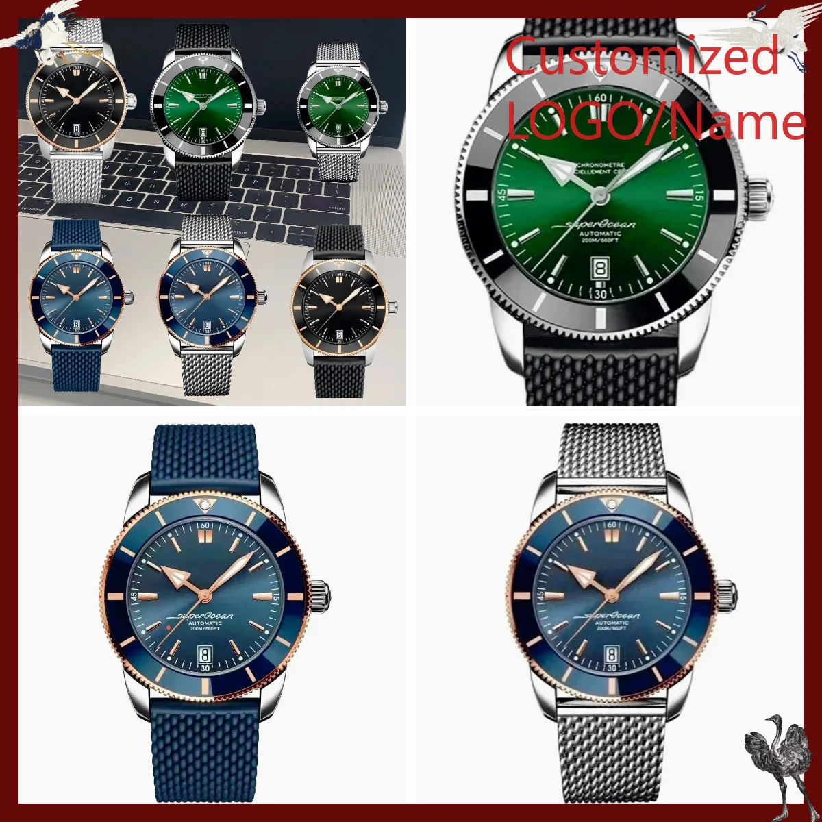 Jewelry And Watches - Orologio Meccanico Automatico Sportivo Personalizzato A1212