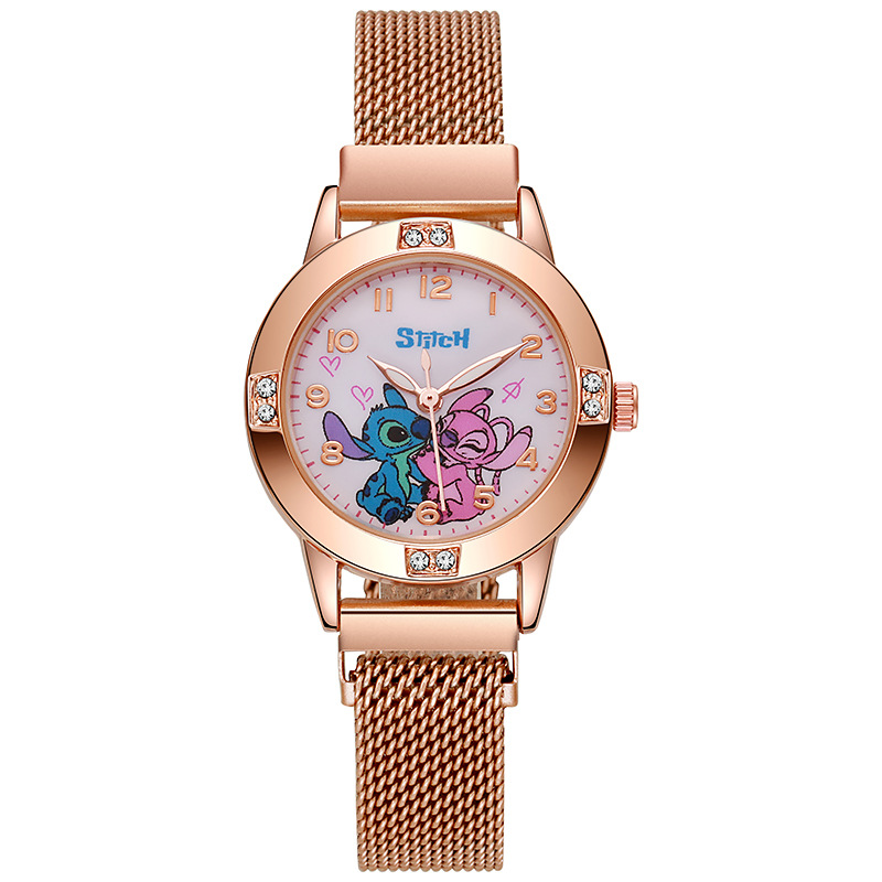 Jewelry Watches For Kids - Cartoon Diamond Stitch Orologi Ragazze Donne