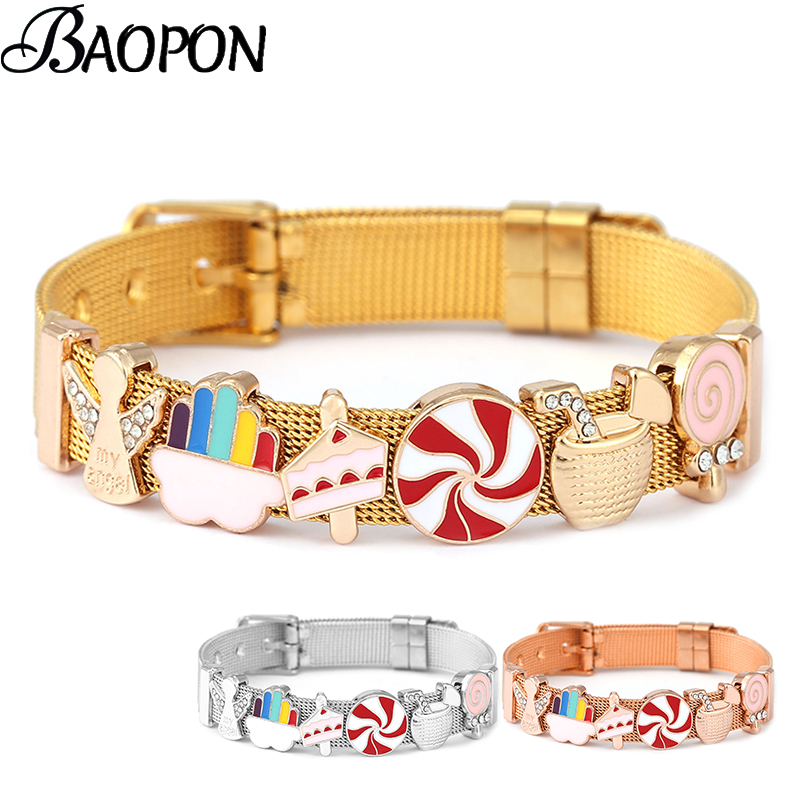 Jewelry Watches For Kids - Braccialetti a rete in acciaio inossidabile