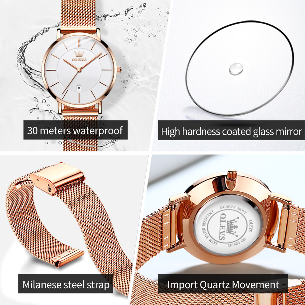 OLEVS Orologio da donna 5869 O - Jewelry And Watches recensione e prezzo