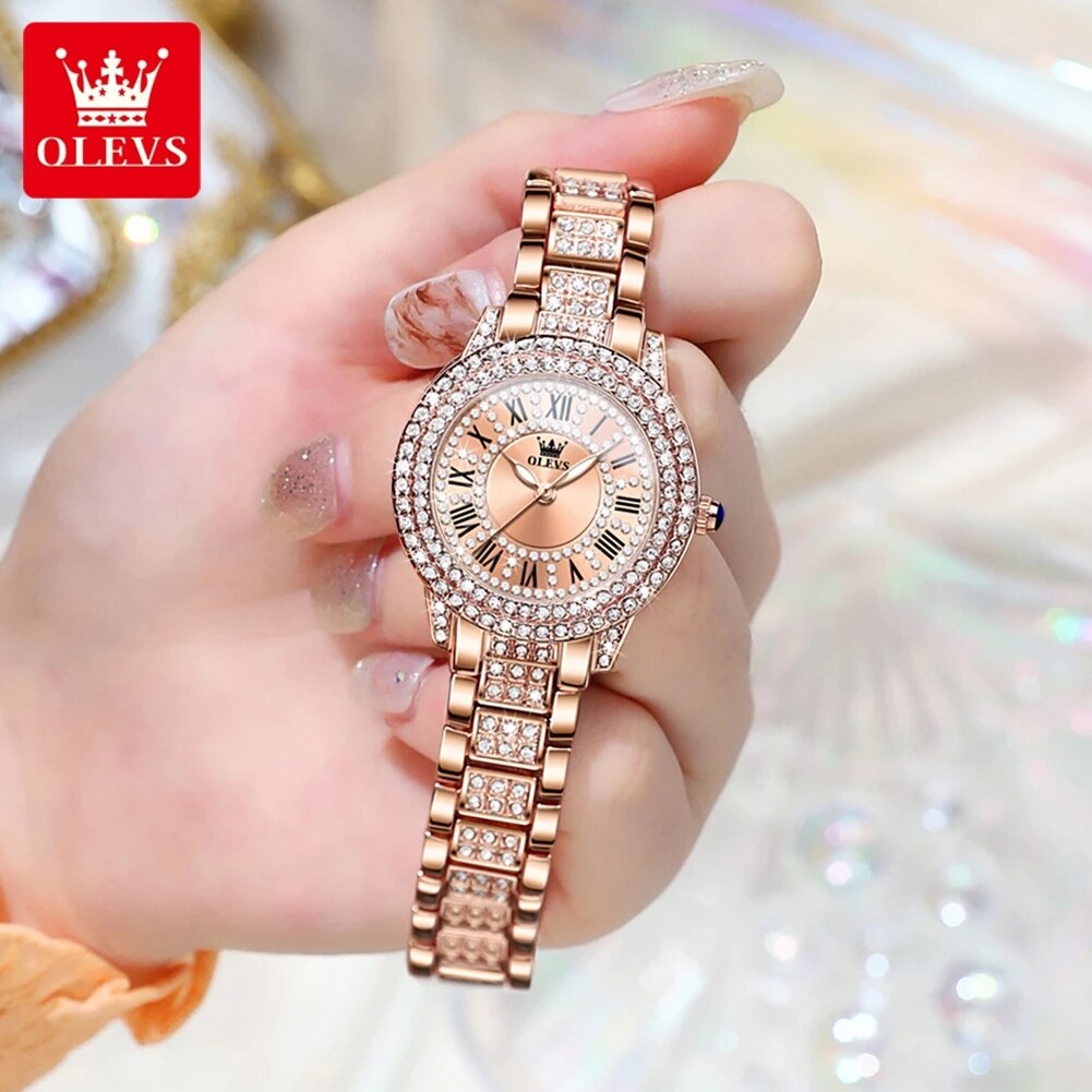 OLEVS 9943 Orologio al quarzo  - Jewelry Diamond Watches recensione e prezzo
