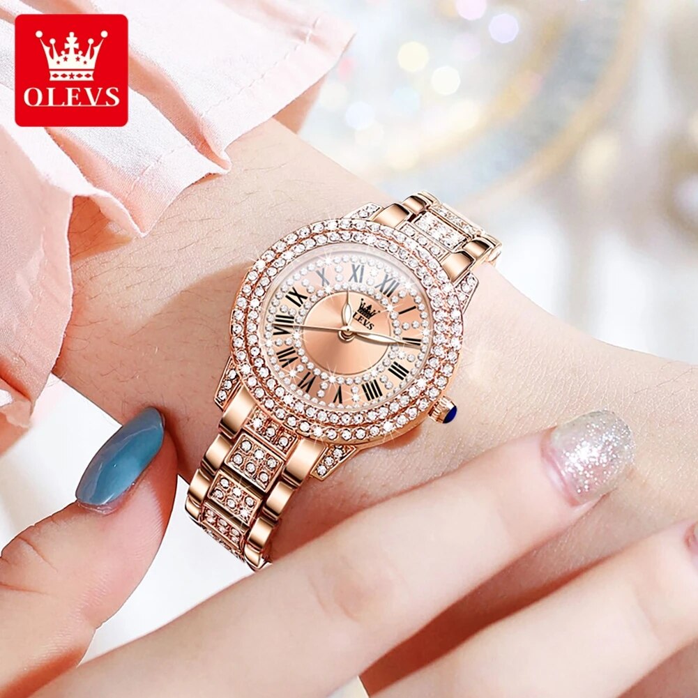 OLEVS 9943 Orologio al quarzo  - Jewelry Diamond Watches recensione e prezzo