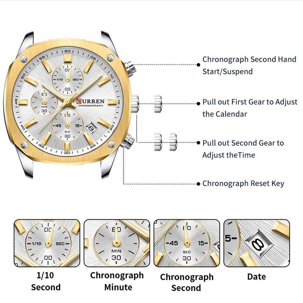 CURREN Orologio sportivo da uo - Jewelry And Watches recensione e prezzo