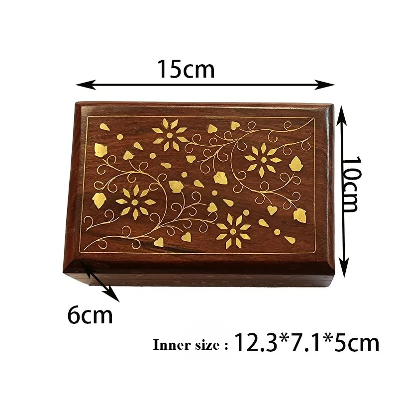 Scatola Artigianale in Legno M - Indian Jewelry Watches recensione e prezzo